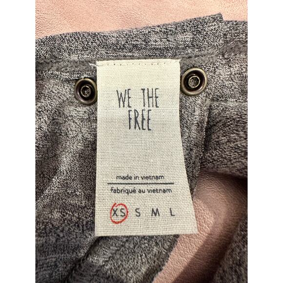 Free People Stevie Split Back Tank Gray XS - Picture 16 of 16